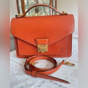 Vintage LOUIS VUITTON Epi Monceau 28
